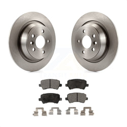Rear Disc Brake Rotors And Ceramic Pads Kit For 2012-2015 Land Rover Range Evoque K8T-102062