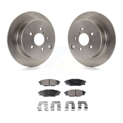 Rear Disc Brake Rotors And Ceramic Pads Kit For Subaru Forester Impreza Crosstrek XV K8T-102066