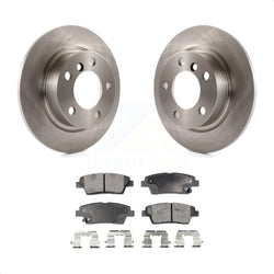 Rear Disc Brake Rotors And Ceramic Pads Kit For Mini Cooper Countryman Paceman K8T-102067