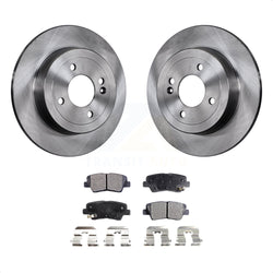 Rear Disc Brake Rotors And Ceramic Pads Kit For Hyundai Accent Kia Rio K8T-102072