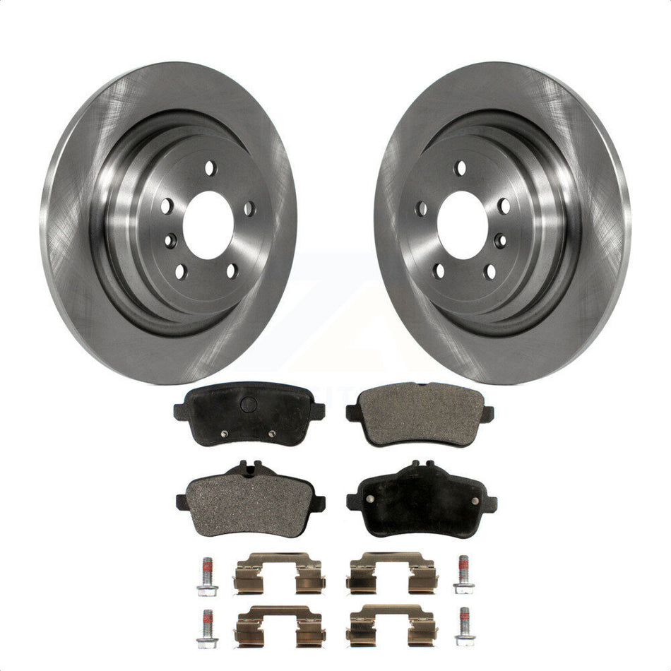 Rear Disc Brake Rotors And Ceramic Pads Kit For Mercedes-Benz ML350 GLE350 ML250 GLE300d K8T-102076 by Transit Auto