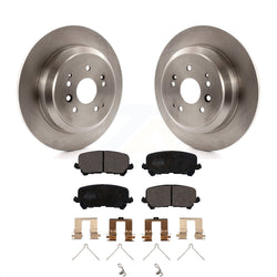 Rear Disc Brake Rotors And Ceramic Pads Kit For 2014-2016 Acura MDX K8T-102084