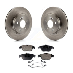Rear Disc Brake Rotors And Ceramic Pads Kit For Mercedes-Benz E350 C250 C300 C350 E550 K8T-102089