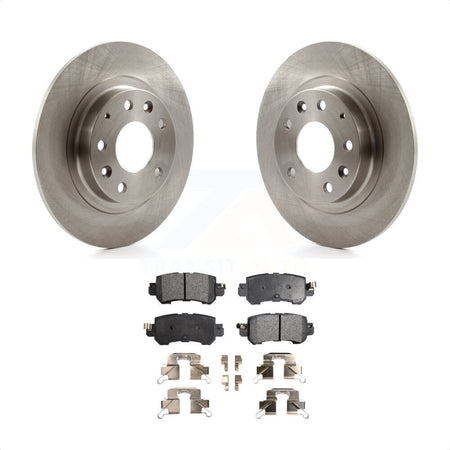 Rear Disc Brake Rotors And Ceramic Pads Kit For 2016-2018 Mazda CX-3 K8T-102100 by Transit Auto