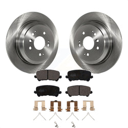 Rear Disc Brake Rotors And Ceramic Pads Kit For Honda Pilot Ridgeline Passport K8T-102101