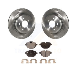 Rear Disc Brake Rotors And Ceramic Pads Kit For BMW 528i 535i xDrive 535d ActiveHybrid 5 K8T-102109