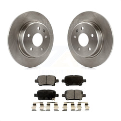 Rear Disc Brake Rotors And Ceramic Pads Kit For Chevrolet Cruze Volt Bolt EV EUV K8T-102117