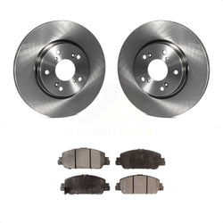 Front Disc Brake Rotors And Ceramic Pads Kit For Honda Accord HR-V K8T-102520