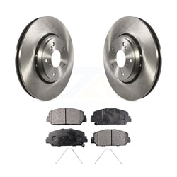 Front Disc Brake Rotors And Ceramic Pads Kit For Honda Civic Accord Acura ILX K8T-102523