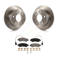 Rear Disc Brake Rotors And Ceramic Pads Kit For Ram ProMaster 1500 2500 3500 K8T-102528