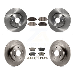 Front Rear Disc Brake Rotors And Ceramic Pads Kit For Honda Accord K8T-102568