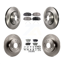 Front Rear Disc Brake Rotors And Ceramic Pads Kit For 2017-2022 Acura ILX K8T-102571