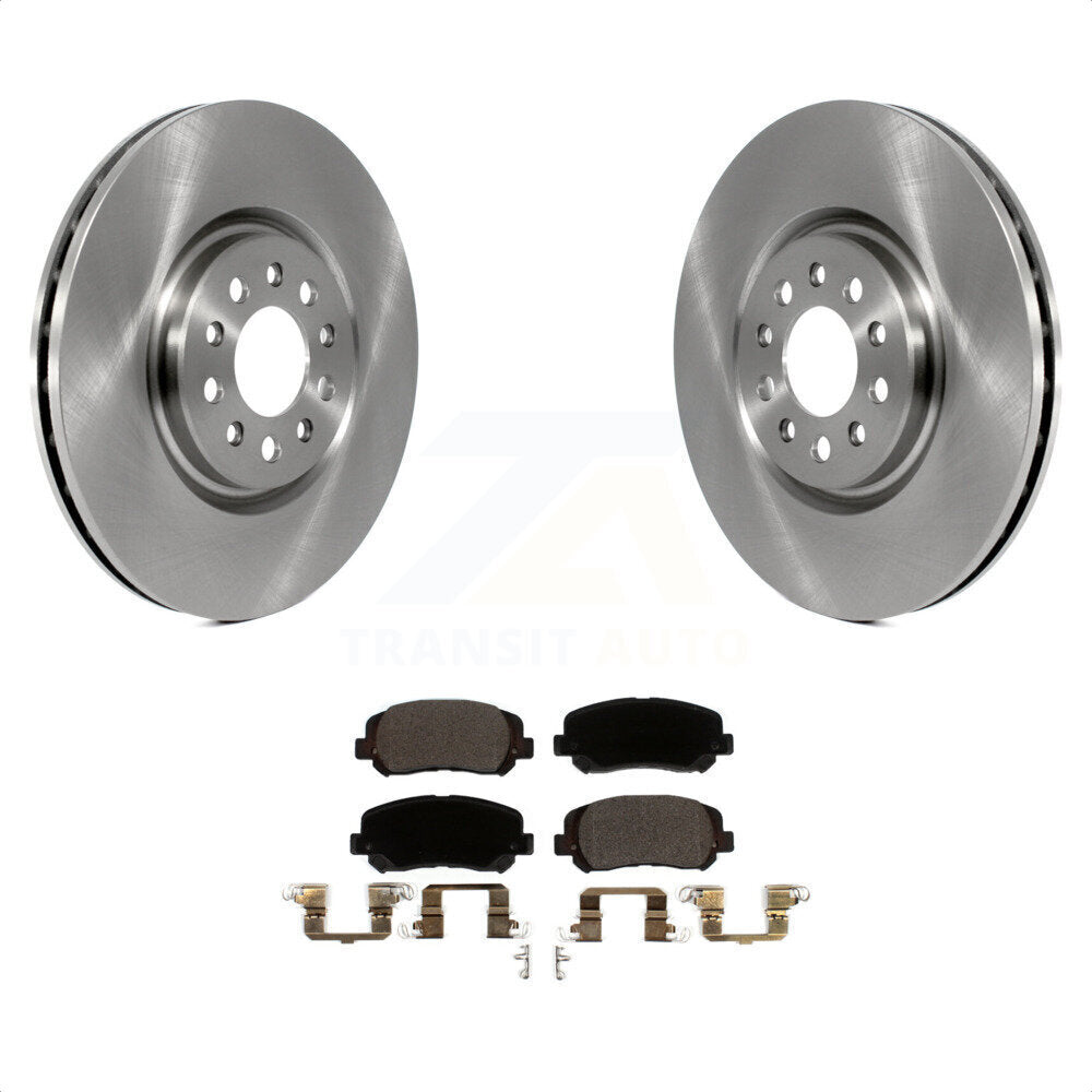 Front Disc Brake Rotors And Ceramic Pads Kit For Jeep Cherokee Chrysler 200 K8T-102848 by Transit Auto