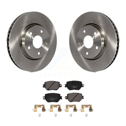 Front Disc Brake Rotors And Ceramic Pads Kit For Lexus IS250 K8T-102853