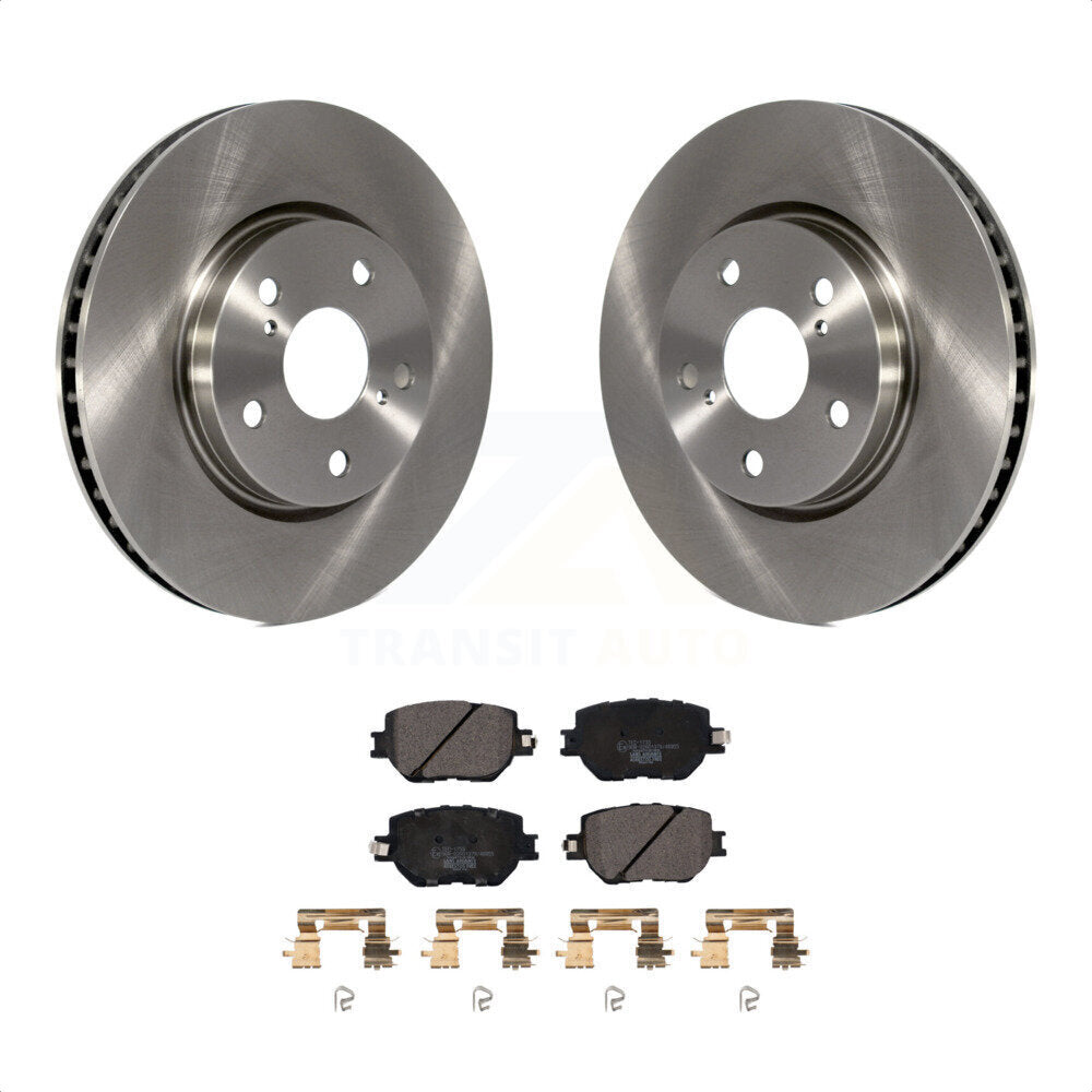 Front Disc Brake Rotors And Ceramic Pads Kit For Lexus IS250 K8T-102853 by Transit Auto