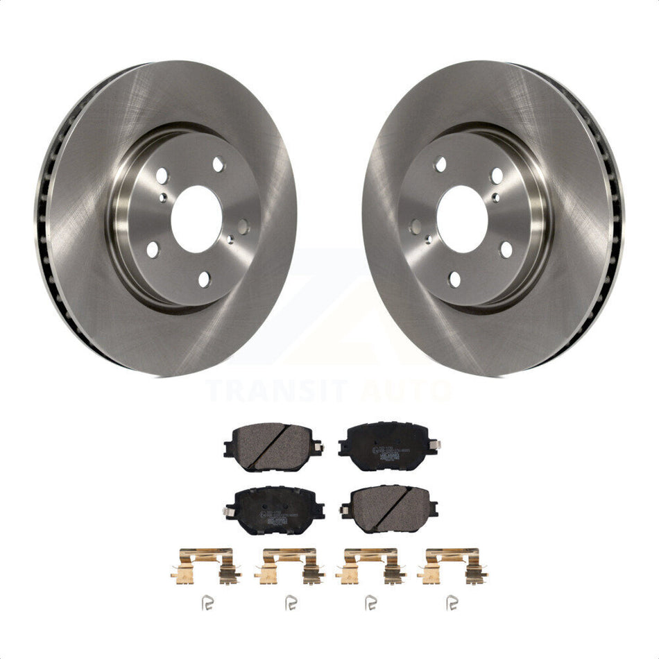 Front Disc Brake Rotors And Ceramic Pads Kit For Lexus IS250 K8T-102853 by Transit Auto