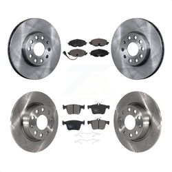 Front Rear Disc Brake Rotors And Ceramic Pads Kit For Audi A3 Quattro Volkswagen e-Golf K8T-102873