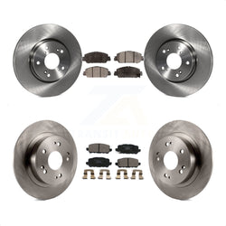 Front Rear Disc Brake Rotors And Ceramic Pads Kit For 2016-2022 Honda HR-V K8T-102888