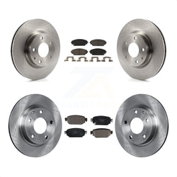 Front Rear Disc Brake Rotors And Ceramic Pads Kit For 2019-2021 Mazda CX-3 AWD K8T-102889