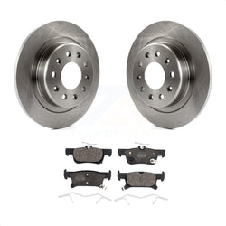 Rear Disc Brake Rotors And Ceramic Pads Kit For 2016-2019 Buick Envision With 288mm Diameter Rotor K8T-102976