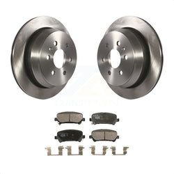Rear Disc Brake Rotors And Ceramic Pads Kit For 2015-2020 Chevrolet Colorado GMC Canyon K8T-102977