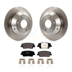 Rear Disc Brake Rotors And Ceramic Pads Kit For Kia Sorento Hyundai Santa Fe Sport XL K8T-102983