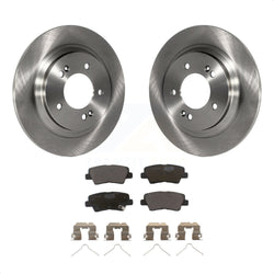 Rear Disc Brake Rotors And Ceramic Pads Kit For Kia Niro Hyundai Ioniq Soul EV K8T-102988