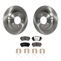 Rear Disc Brake Rotors And Ceramic Pads Kit For 2016 Kia Optima LX EX 1.6T With Electric Parking K8T-102989