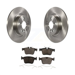 Rear Disc Brake Rotors And Ceramic Pads Kit For Land Rover Discovery Sport Jaguar E-Pace K8T-103023