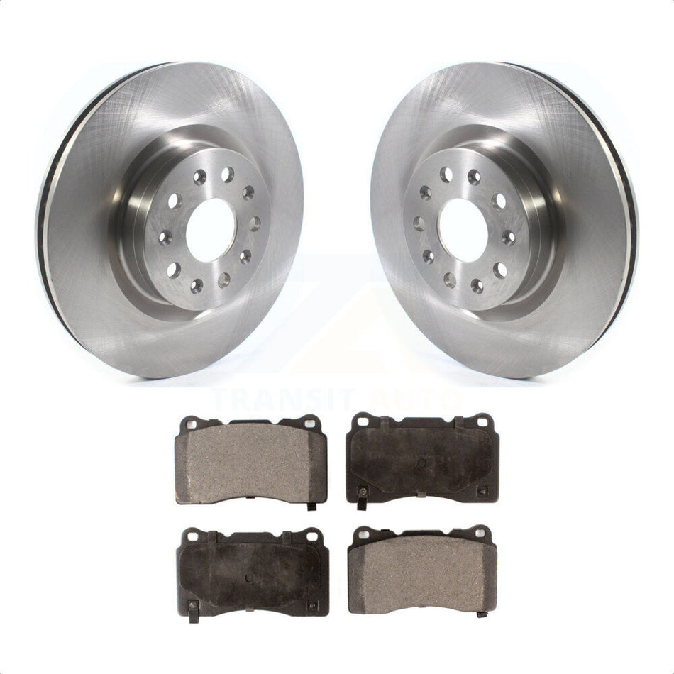 Front Disc Brake Rotors And Ceramic Pads Kit For Cadillac CTS CT6 Chevrolet Camaro K8T-103028 by Transit Auto