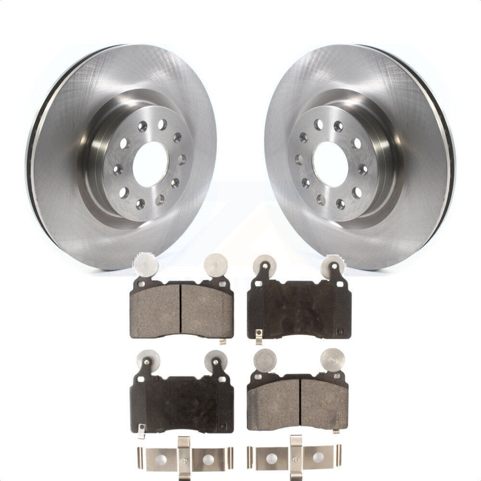 Front Disc Brake Rotors And Ceramic Pads Kit For Cadillac CTS Chevrolet Camaro CT6 K8T-103030 by Transit Auto