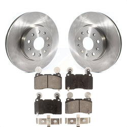 Front Disc Brake Rotors And Ceramic Pads Kit For Cadillac CTS Chevrolet Camaro K8T-103035