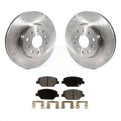 Front Disc Brake Rotors And Ceramic Pads Kit For Chevrolet Camaro Without Brembo Calipers K8T-103036