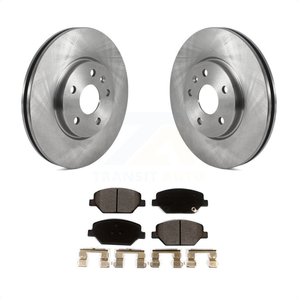 Front Disc Brake Rotors And Ceramic Pads Kit For Buick Envision Cadillac XT4 K8T-103038 by Transit Auto