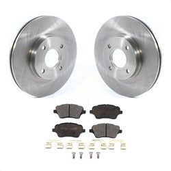 Front Disc Brake Rotors And Ceramic Pads Kit For 2014-2019 Ford Fiesta ST K8T-103040