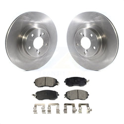 Front Disc Brake Rotors And Ceramic Pads Kit For Subaru Forester Impreza Outback XV Crosstrek Legacy Scion FR-S BRZ Toyota 86 K8T-103046