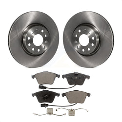 Front Disc Brake Rotors And Ceramic Pads Kit For Volkswagen CC Passat K8T-103048