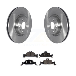 Front Disc Brake Rotors And Ceramic Pads Kit For Audi Q5 A4 A5 Quattro A6 Sportback allroad K8T-103067