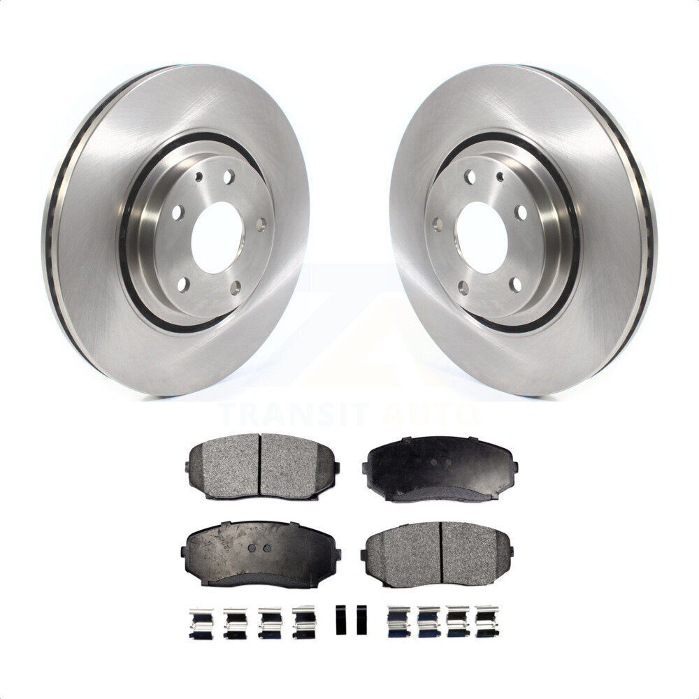 Front Disc Brake Rotors And Ceramic Pads Kit For Mazda CX-5 CX-9 K8T-103069 by Transit Auto