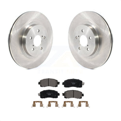 Front Disc Brake Rotors And Ceramic Pads Kit For Subaru Crosstrek Impreza K8T-103070