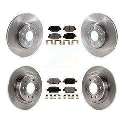 Front Rear Disc Brake Rotors And Ceramic Pads Kit For Chevrolet Equinox GMC Terrain Buick LaCrosse K8T-103085