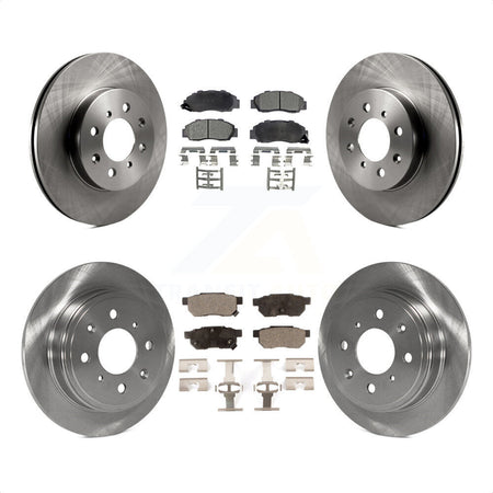 Front Rear Disc Brake Rotors And Ceramic Pads Kit For 1992-1993 Acura Integra GS-R K8T-103095 by Transit Auto