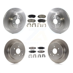 Front Rear Disc Brake Rotors And Ceramic Pads Kit For Subaru Forester XV Crosstrek With 292mm Diameter Rotor K8T-103105