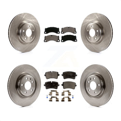 Front Rear Disc Brake Rotors And Ceramic Pads Kit For 2017 Porsche Macan Base K8T-103112