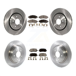Front Rear Disc Brake Rotors And Ceramic Pads Kit For Acura MDX K8T-103122
