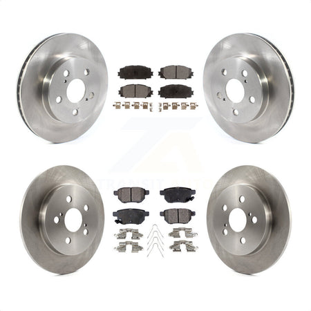 Front Rear Disc Brake Rotors And Ceramic Pads Kit For Toyota Corolla Prius Prime K8T-103137 by Transit Auto