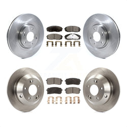 Front Rear Disc Brake Rotors And Ceramic Pads Kit For 2015-2019 Kia Sedona K8T-103138