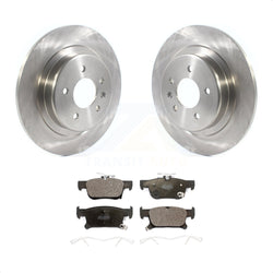 Rear Disc Brake Rotors And Ceramic Pads Kit For 2016-2018 Buick Envision With 315mm Diameter Rotor K8T-103151