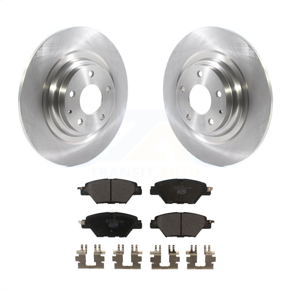 Rear Disc Brake Rotors And Ceramic Pads Kit For 2016-2022 Mazda CX-9 K8T-103164 by Transit Auto