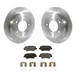 Rear Disc Brake Rotors And Ceramic Pads Kit For Hyundai Elantra Kia Niro Ioniq K8T-103165